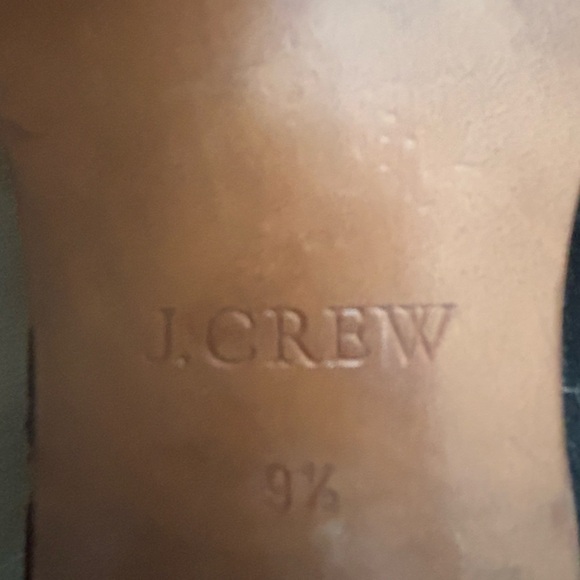 J. Crew Black Knee Boots beautiful Suede with Leather lining Gently Used - Picture 11 of 11